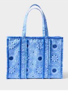 Roller Rabbit x Target Star Medallion Fringe Canvas Tote Bag